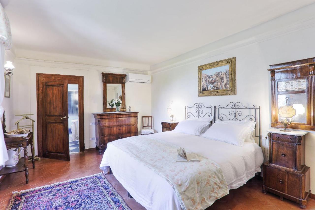 Charming Villa Marcialla Tavarnelle Val di Pesa Bagian luar foto