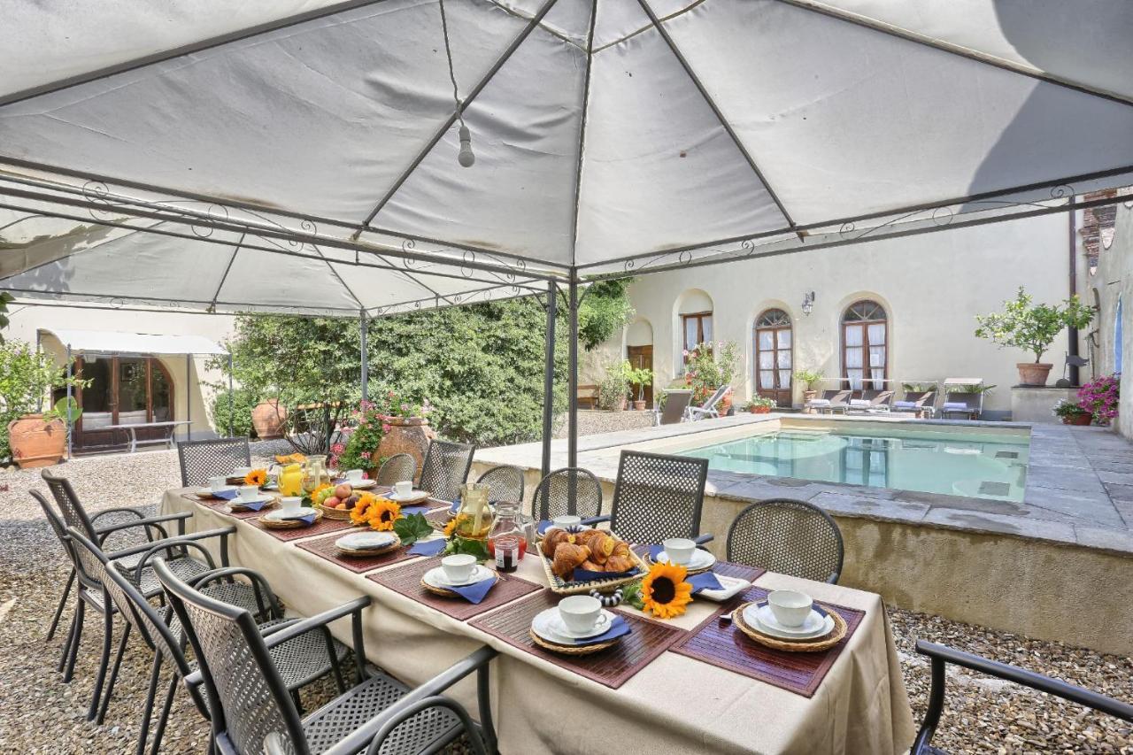 Charming Villa Marcialla Tavarnelle Val di Pesa Bagian luar foto