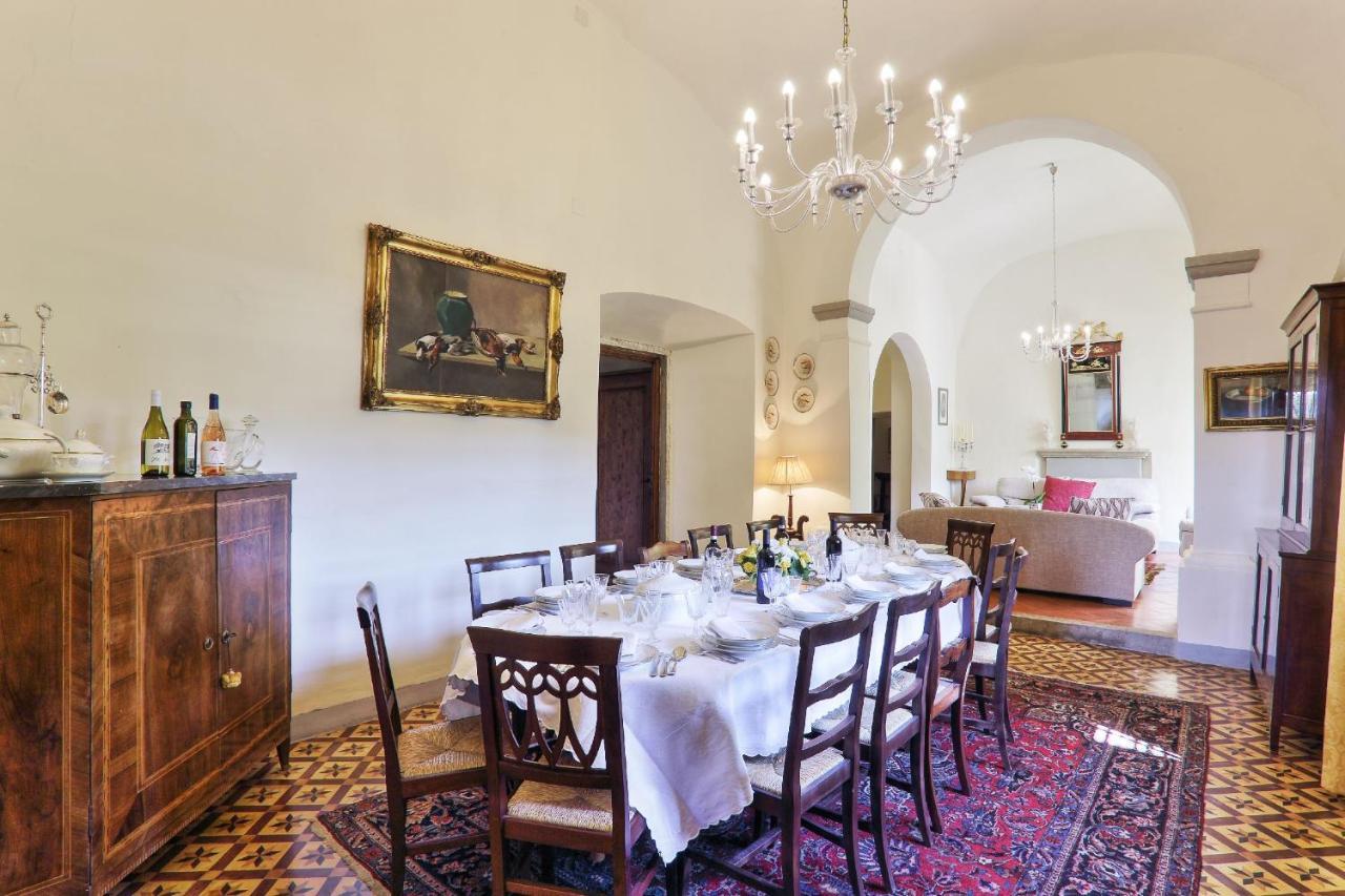 Charming Villa Marcialla Tavarnelle Val di Pesa Bagian luar foto